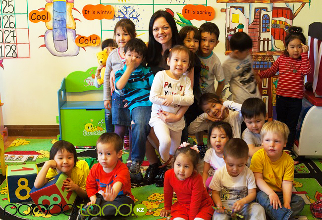 Дети в детском саду «ABC» Алматы