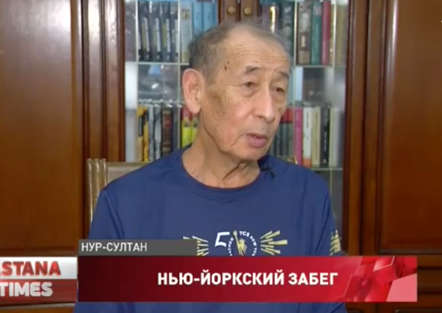 77-летний бегун Салтанат Туйтебаев