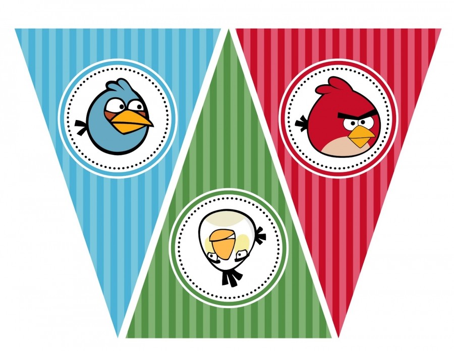 Шаблоны для создания масок супергероев: Angry Birds.