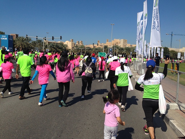 Дубайский марафон: позитив для всей семьи