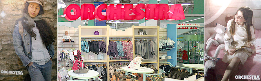 Магазин детской одежды Orchestra