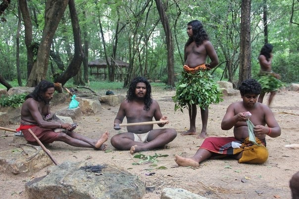 Один день в деревне аборигенов на Шри-Ланке