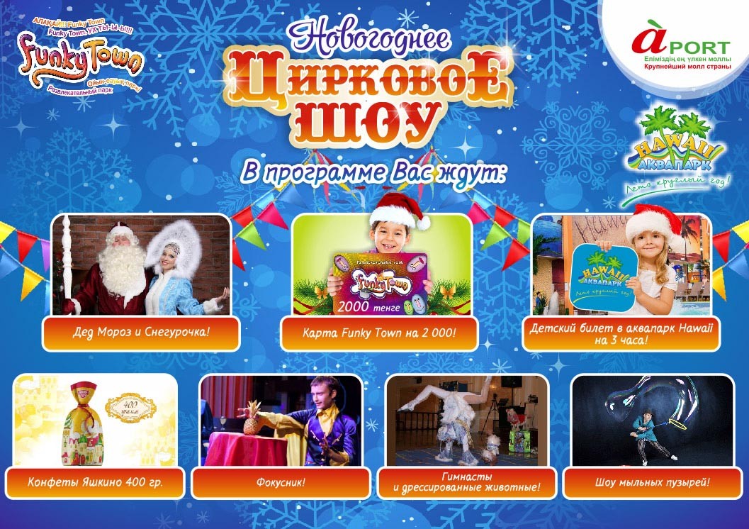 Новогоднее цирковое шоу для детей