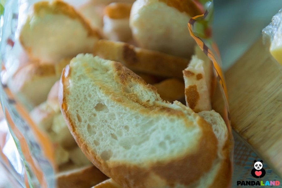 Хлеб (сухари) для салата Цезарь на рапсовом масле