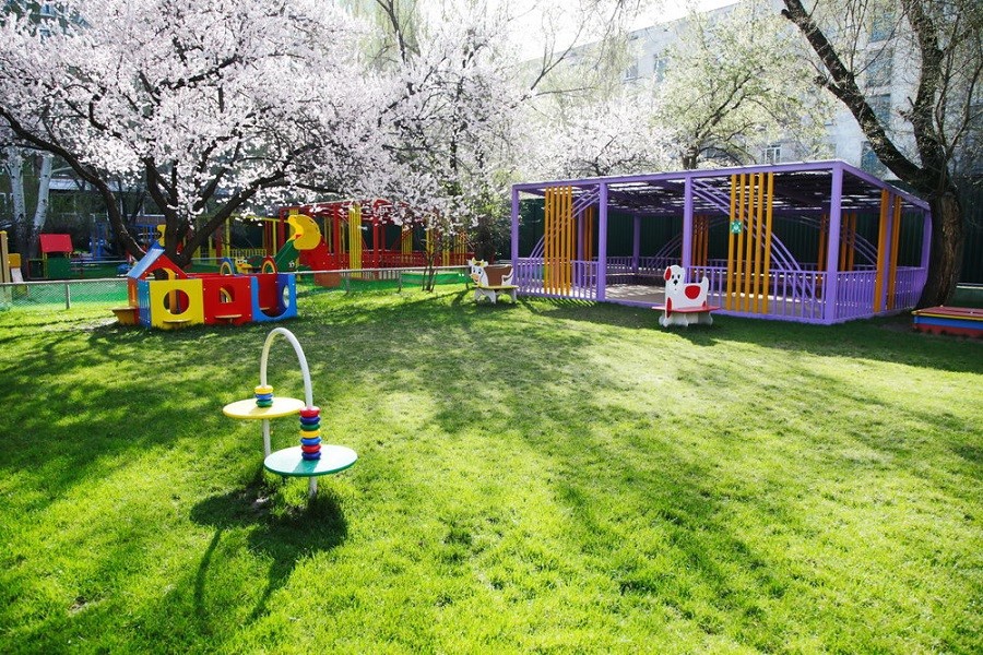 Игровая площадка частного детского сада «Classic» Алматы