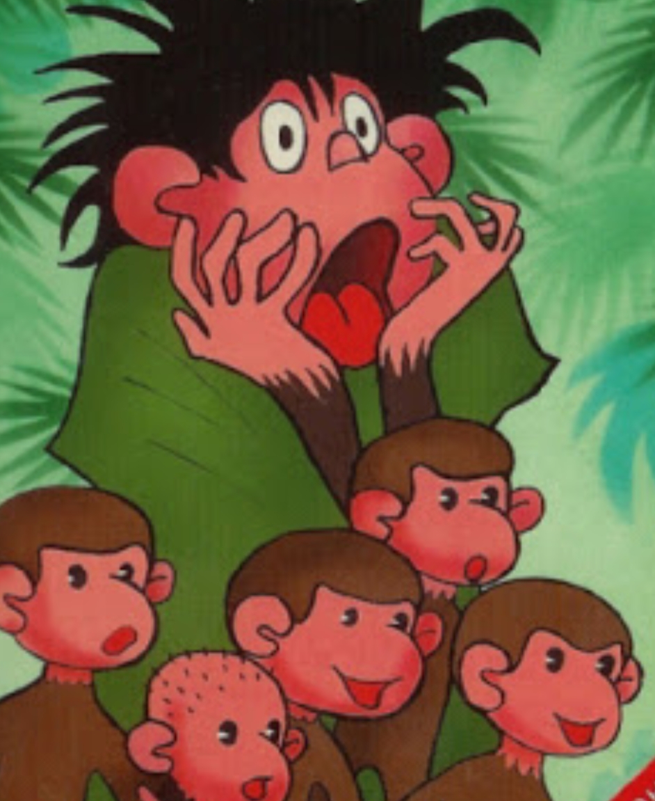 Мультфильм про обезьянку и ее детей