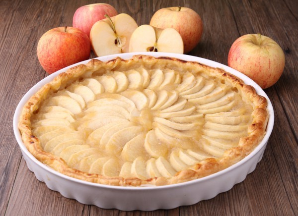 Яблочный пирог - рецепт приготовления фото