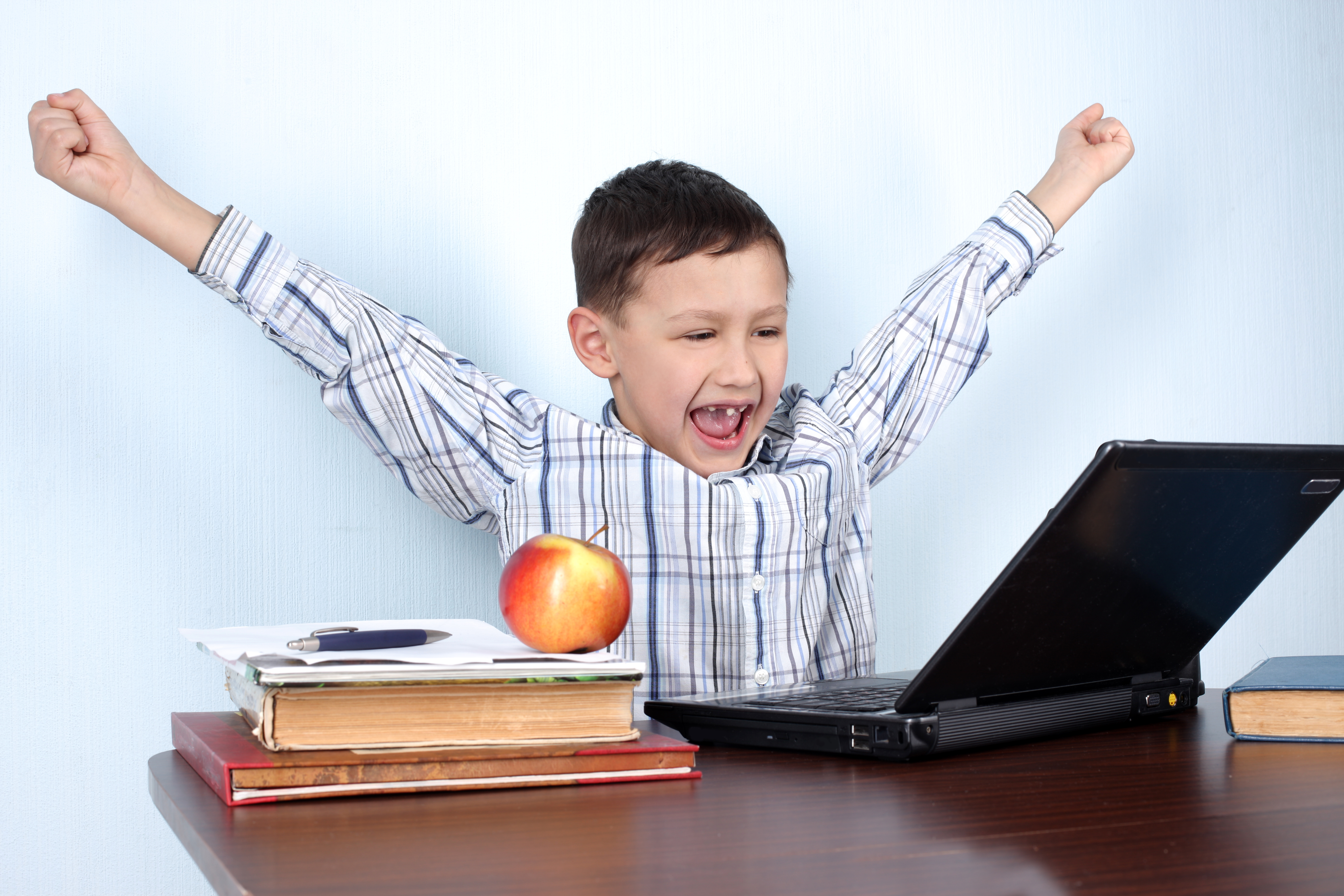 Сделай доделай. Школьник в интернете. Ребенок за компьютером. Компьютер для школьника. Радостный ученик.