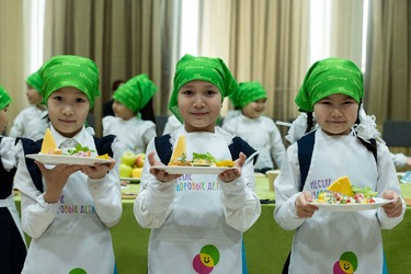 Кулинарное путешествие: Мастер-класс "Школа здорового питания" в школе №56 Астаны