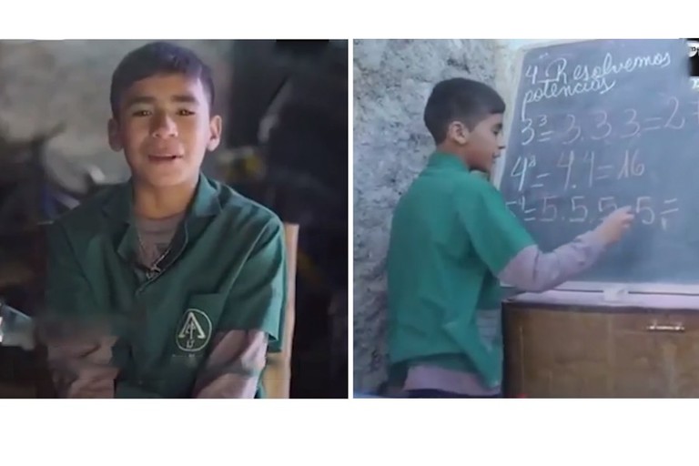 12-летний парень организовал школу для детей