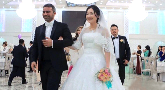 Восточная сказка: Девушка-полицейский из Казахстана вышла замуж за араба (фото)