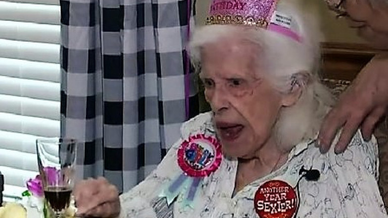 Долгожительница отметила свой 101 день рождения и поделилась секретом счастливой жизни