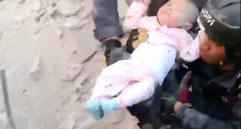 В Иордании спасли четырехмесячную девочку из-под завалов 