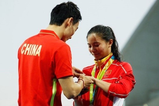 Китайский спортсмен сделал предложение на Олимпиаде в Рио