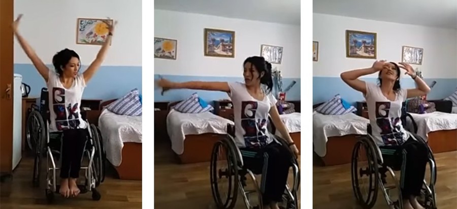 Чувственный танец казахстанки в инвалидной коляске покорил Казнет (видео)