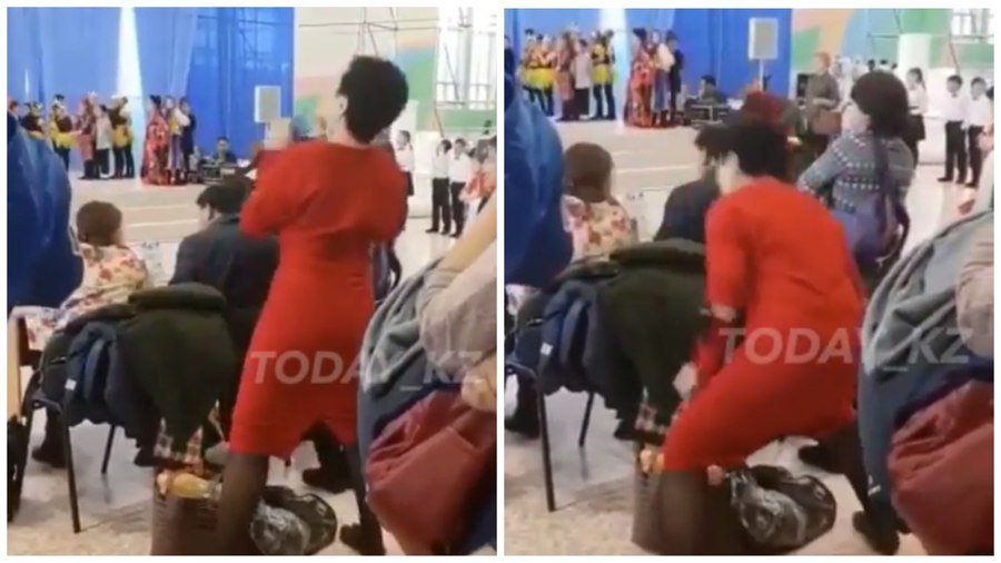 Танцующая учительница покорила казнет (видео)