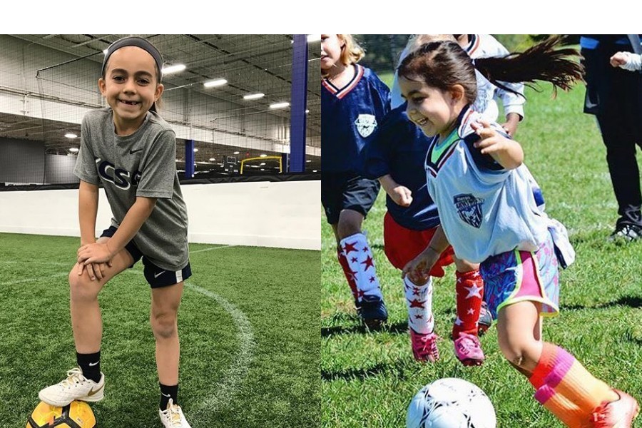 Cемилетняя футболистка стала звездой соцсетей